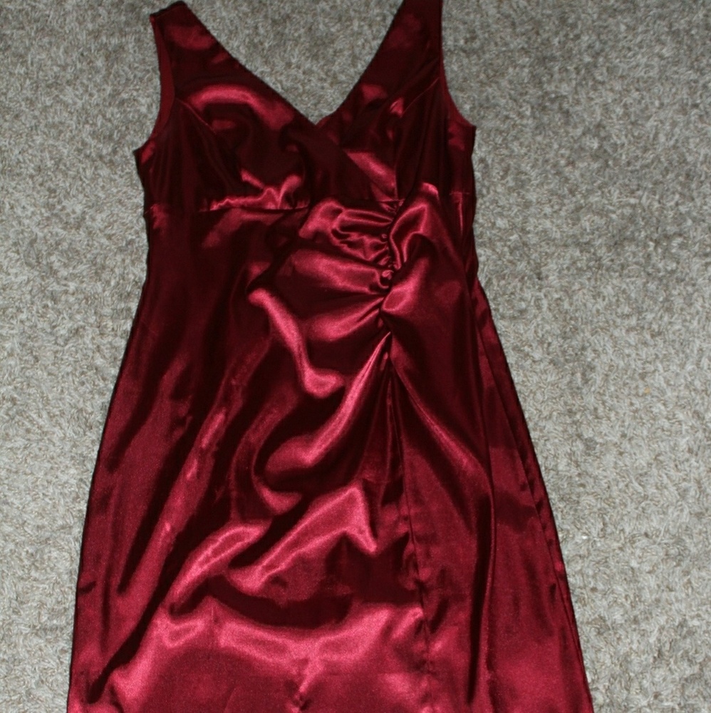 Red semi formal dress